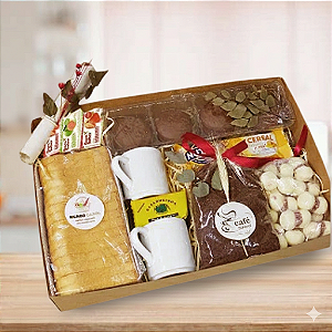 Caixa Café apaixonante com pão de mel - 902