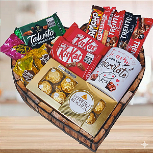 Cesta Te Amo Mais que Chocolate Cod 062