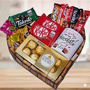 Cesta Te Amo Mais que Chocolate Cod 062