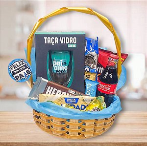 Cesta Doce Pai com Chocolates e petiscos cod  031