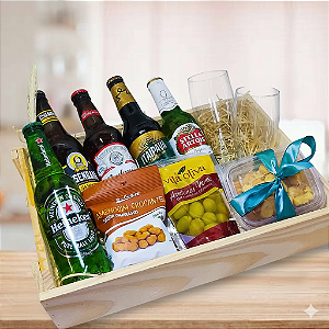 Cesta Kit Butecando com Petiscos cod 057