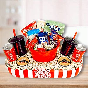 Cesta Super Cinema Para 2 Pessoas (Almofada bandeja) cod C 081