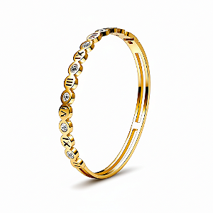 Bracelete Rígido Romano Glam