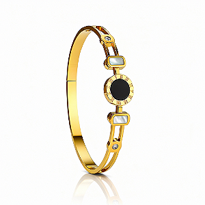 Bracelete Rígido Romano Pearly