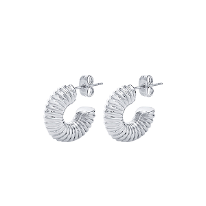 Brinco Mini Argola Shell