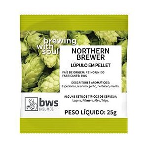 Lúpulo Northern Brewer  25g - BWS - Aroma/Amargor