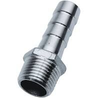 Espigão sextavado inox rosca macho 1/2 BSP