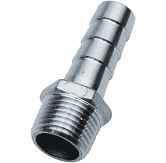 Espigão sextavado inox macho 3/8 BSP