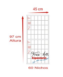 Expositor Personalizado Para Copos Shot - Branco Com Portinhas de Acrílico