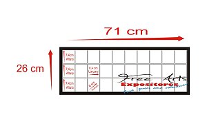 Expositor Personalizado Para Shot na Cor Preta - Junior Brustolin