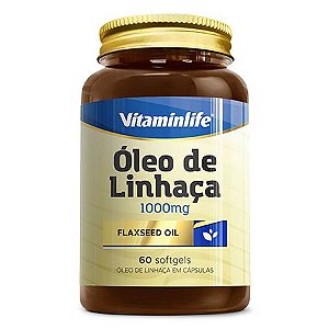 Óleo de Linhaça 1000mg (60 caps) VitaminLife