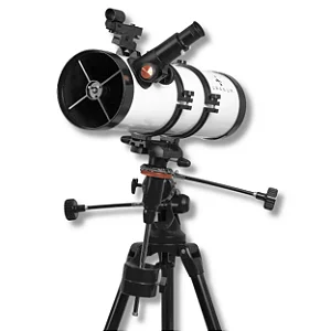 Telescópio Refletor Newtoniano 130mm Andrômeda 2 Uranum EQ3 Astronômico Luneta Para ver Nebulosas Planetas Galáxias Estrelas
