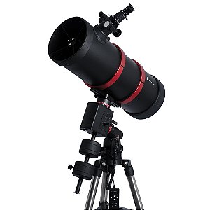 Telescópio Refletor Uranum 210/800mm Com Motor De 4 Velocidades Observação Astronômica Profissional Planetas Astros