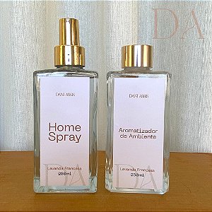 Kit Aromatizador de Ambientes + Home Spray Lavanda Francesa 250ml