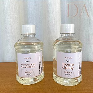 Kit Refil Aromatizador + Home Spray Bamboo 250ml