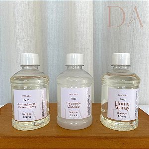 Kit Refis Aromatizador + Sabonete líquido + Home Spray Bamboo 250ml