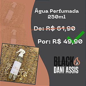 Água Perfumada 250ml - Black