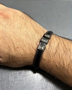 Pulseira Personalizada Murilo em Couro Sintético - Personalizada