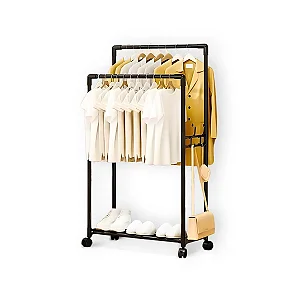 Cabideiro Duplo Arara Multiuso Móvel