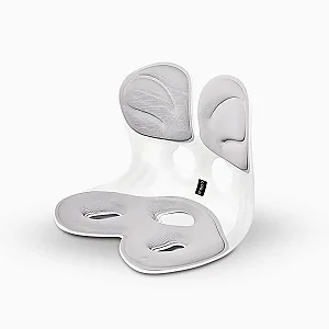 Almofada de Apoio Lombar Cadeira Correção de Coluna G - CINZ