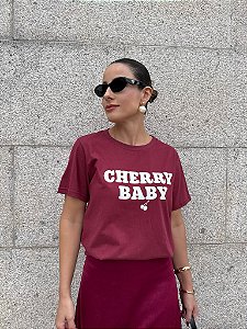 TEE CHERRY BORDÔ