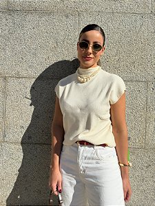 BLUSA MARINA CREME