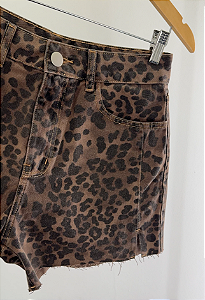 SHORT NANDA LEOPARDO