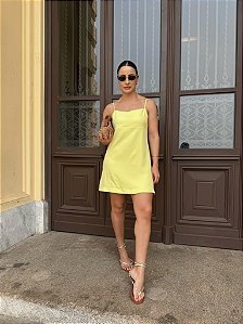 VESTIDO DALILA AMARELO
