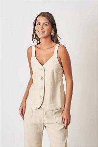 BLUSA VERA BEGE