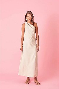 VESTIDO EMILI BEGE
