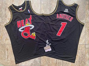 Camisa de Basquete Especial Miami Heat x DJ KHALED "Another 1", Hardwood Classics, colab NBAxBRxMN