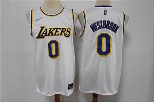 Camisa de Basquete Los Angeles Lakers 2021/22 Aniversário 75 anos - 0 Westbrook
