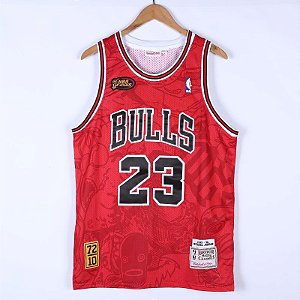 Camisa de Basquete Chicago Bulls Michael Jordan x Hebru Brantley x M&N