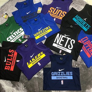 Kit 3 Camisas de Treino de Basquete NBA - A sua escolha