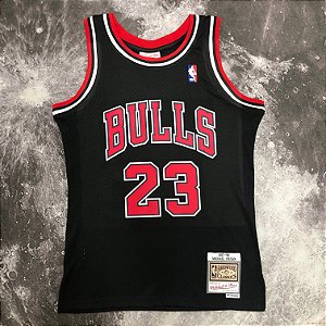 Camisa de Basquete Chicago Bulls 1997-98 Hardwood Classics M&N (Prensado a Quente) - 23 Michael Jordan