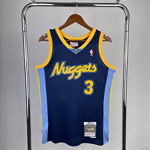 Camisa de Basquete Denver Nuggets 2006-07 Hardwood Classics M&N (Prensado a Quente) - 3 Allen Iverson