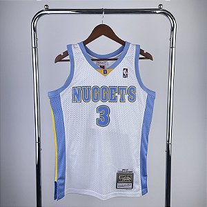 Camisa de Basquete Denver Nuggets 2006-07 Hardwood Classics M&N (Prensado a Quente) - 3 Allen Iverson