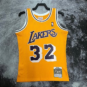 Camiseta Magic Johnson. Los Angeles Lakers. #32. NBA Harwood