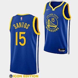 Camisa de Basquete Golden State Warriors - 15 Gui Santos