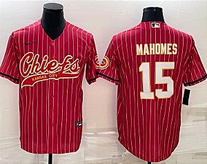 Camisa Modelo Baseball Especial Kansas City Chiefs - Patrick Mahomes 15