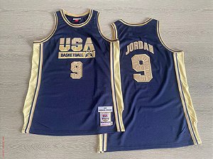 Camisa de Basquete Dream Team 1992 Hardwood Classics, M&N - Michael Jordan 9