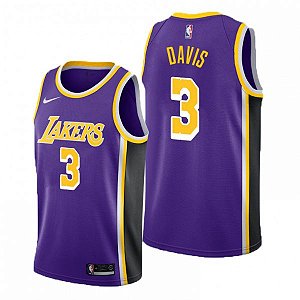 Camisa Los Angeles Lakers - 23 LeBron James - 0 Kuzma - 3 Anthony Davis