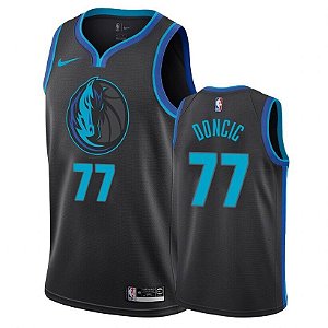 Camisa Dallas Mavericks - City Edition - 41 Dirk Nowitzki - 77 Luka Doncic - 6 Porzingis