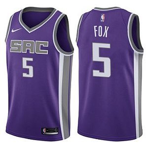 Camisas de Basquete Sacramento Kings - 5 De'Aaron Fox