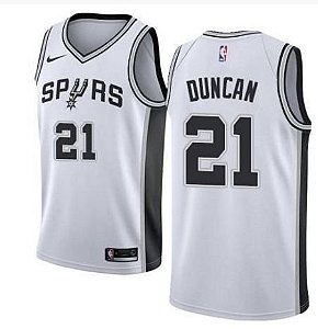 Camisa  de Basquete San Antonio Spurs - 9 Manu Ginobili - 21 Tim Duncan