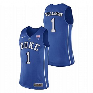 Camisas Duke Blue Devils - 1 Zion Williamson, 5 Barret, 0 Tatum