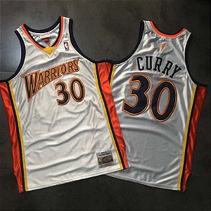 Camisas de Basquete Golden State Warriors 2009/10 Hardwood Classics M&N - Stephen Curry 30