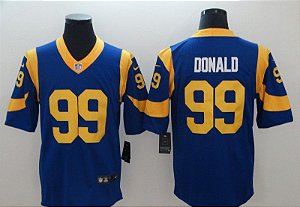 Camisas Los Angeles Rams - 16 Goff, 99 Donald