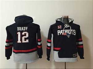 Blusas NFL New England Patriots - 12 Brady, 87 Gronkowski, 11 Edelman