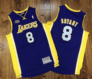 CAMISA DE BASQUETE LOS ANGELES LAKERS RETRO ESPECIAL M&N NBA Finals - 8 KOBE BRYANT